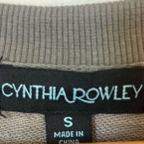 Cynthia Rowley Camo Sweatshirt Green Black Size Small - Picture 7 of 10